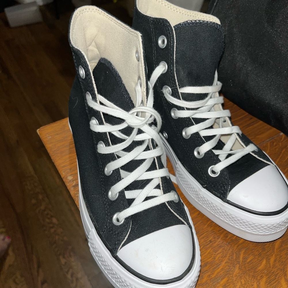 High top platform converse